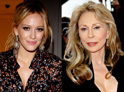 Hilary Duff, Faye Dunaway Hilary Duff, Faye Dunaway